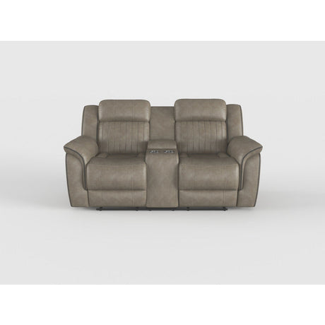 Centeroak Sandy Brown Double Reclining Loveseat - Ornate Home