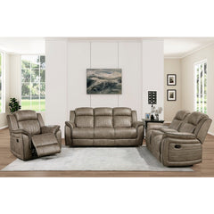Centeroak Sandy Brown Double Reclining Loveseat - Ornate Home