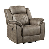 Centeroak Sandy Brown Reclining Chair - Ornate Home