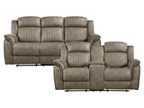Centeroak Sandy Brown Sofa & Loveseat - Ornate Home