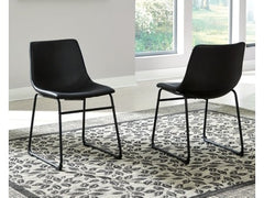 Centiar Black Dining Chair (Set of 2) - Ornate Home