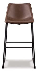 Centiar Brown Pub Height Bar Stool (Set of 2) - Ornate Home