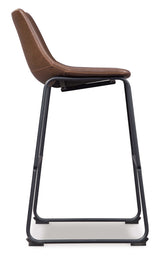 Centiar Brown Pub Height Bar Stool (Set of 2) - Ornate Home