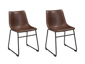 Centiar Brown Side Chair (Set of 2) (Online Special Price) - Ornate Home