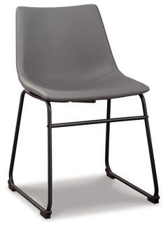 Centiar Gray/Black Dining Table with 4 Chairs - Ornate Home