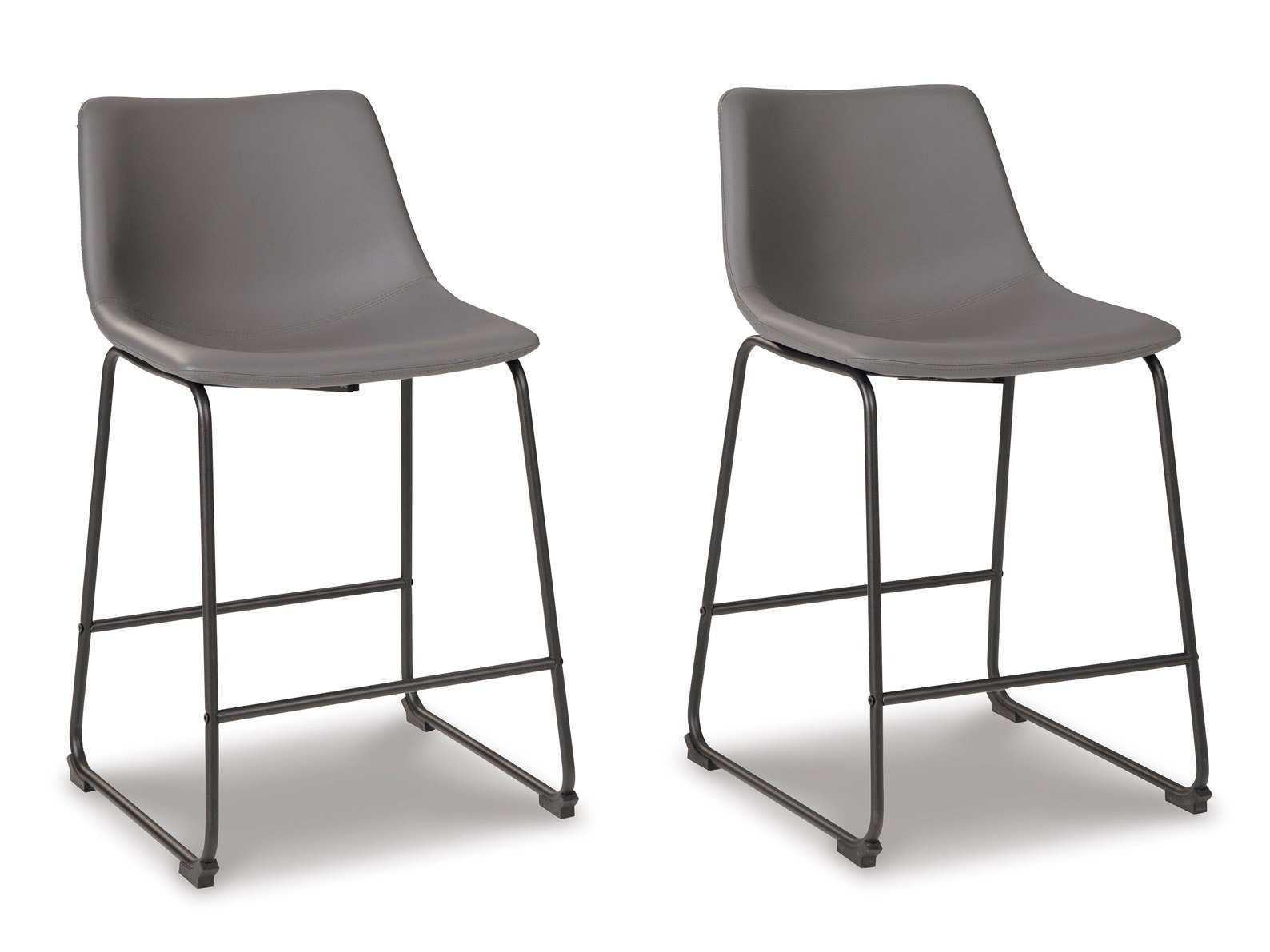 Centiar Gray Counter Height Chair (Set of 2) (Online Special Price) - Ornate Home