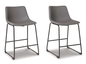 Centiar Gray Counter Height Chair (Set of 2) (Online Special Price) - Ornate Home