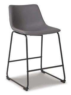 Centiar Gray Counter Height Chair (Set of 2) - Ornate Home