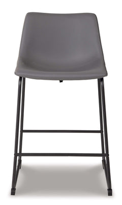 Centiar Gray Counter Height Chair (Set of 2) - Ornate Home