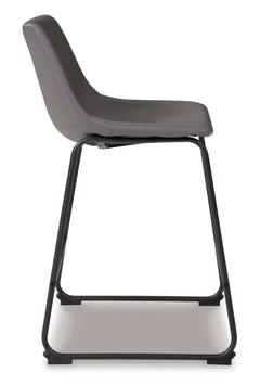 Centiar Gray Counter Height Chair (Set of 2) - Ornate Home
