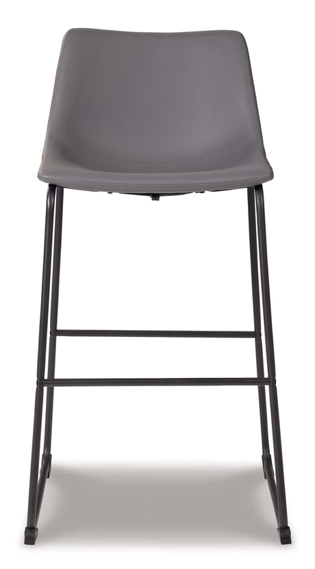 Centiar Gray Pub Height Bar Stool (Set of 2) - Ornate Home