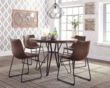 Centiar Two-tone Brown Round Dining Table (Online Special Price) - Ornate Home