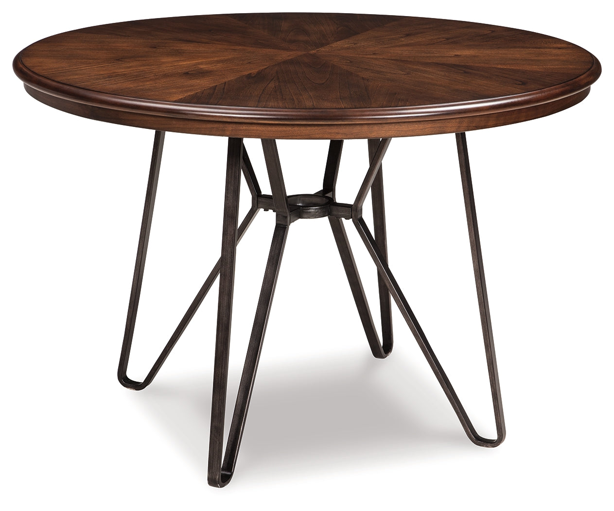 Centiar Two-tone Brown Round Dining Table (Online Special Price) - Ornate Home