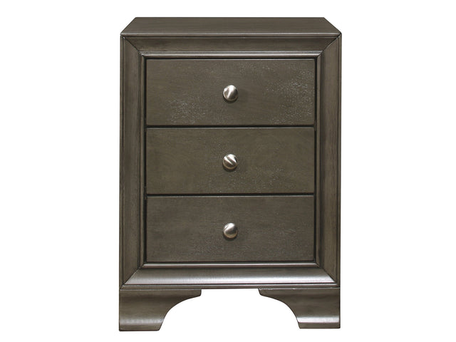 Centralia Gray Nightstand - Ornate Home