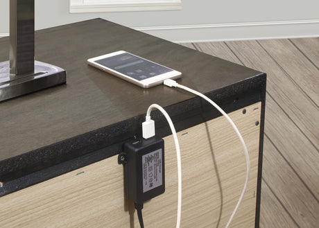 Centralia Gray Nightstand - Ornate Home