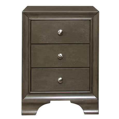 Centralia Gray Nightstand - Ornate Home