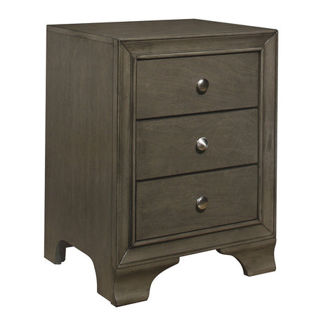 Centralia Gray Nightstand - Ornate Home