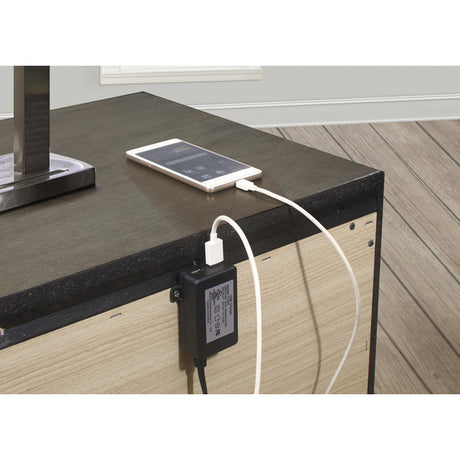 Centralia Gray Nightstand - Ornate Home