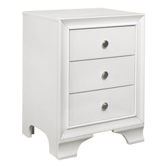Centralia White Nightstand - Ornate Home