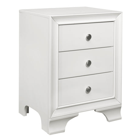 Centralia White Nightstand - Ornate Home
