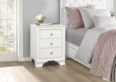 Centralia White Nightstand - Ornate Home