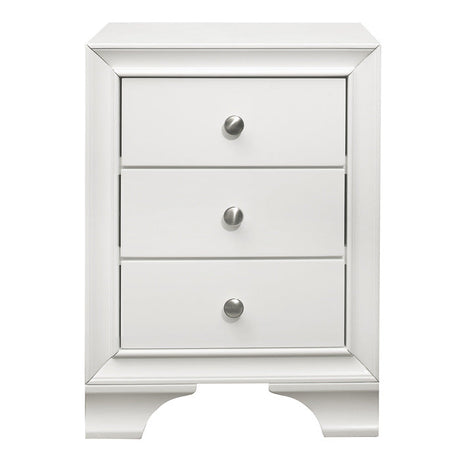 Centralia White Nightstand - Ornate Home