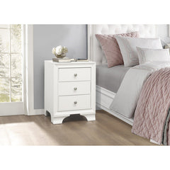 Centralia White Nightstand - Ornate Home
