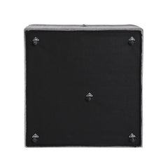 Centric Gray Storage Ottoman - Ornate Home