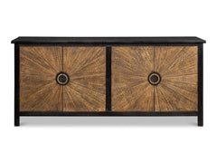 Centrum Brown Four Door Sideboard - Ornate Home