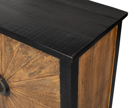 Centrum Brown Two Door Sideboard - Ornate Home