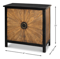 Centrum Brown Two Door Sideboard - Ornate Home