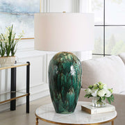 Ceralene Green Table Lamp - Ornate Home