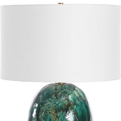 Ceralene Green Table Lamp - Ornate Home