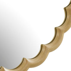 Cerrito Burnished Ivory Round Mirror - Ornate Home