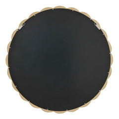 Cerrito Burnished Ivory Round Mirror - Ornate Home
