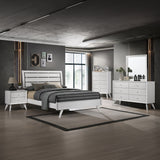 Cerys White Nightstand - Ornate Home
