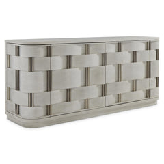 Cestino Gray/Silver Buffet - Ornate Home