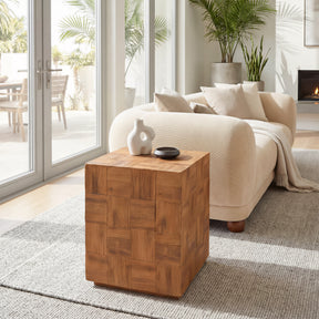 Cetka Natural Side Table - Ornate Home