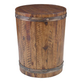 Ceylon Wine Barrel Side Table - Ornate Home