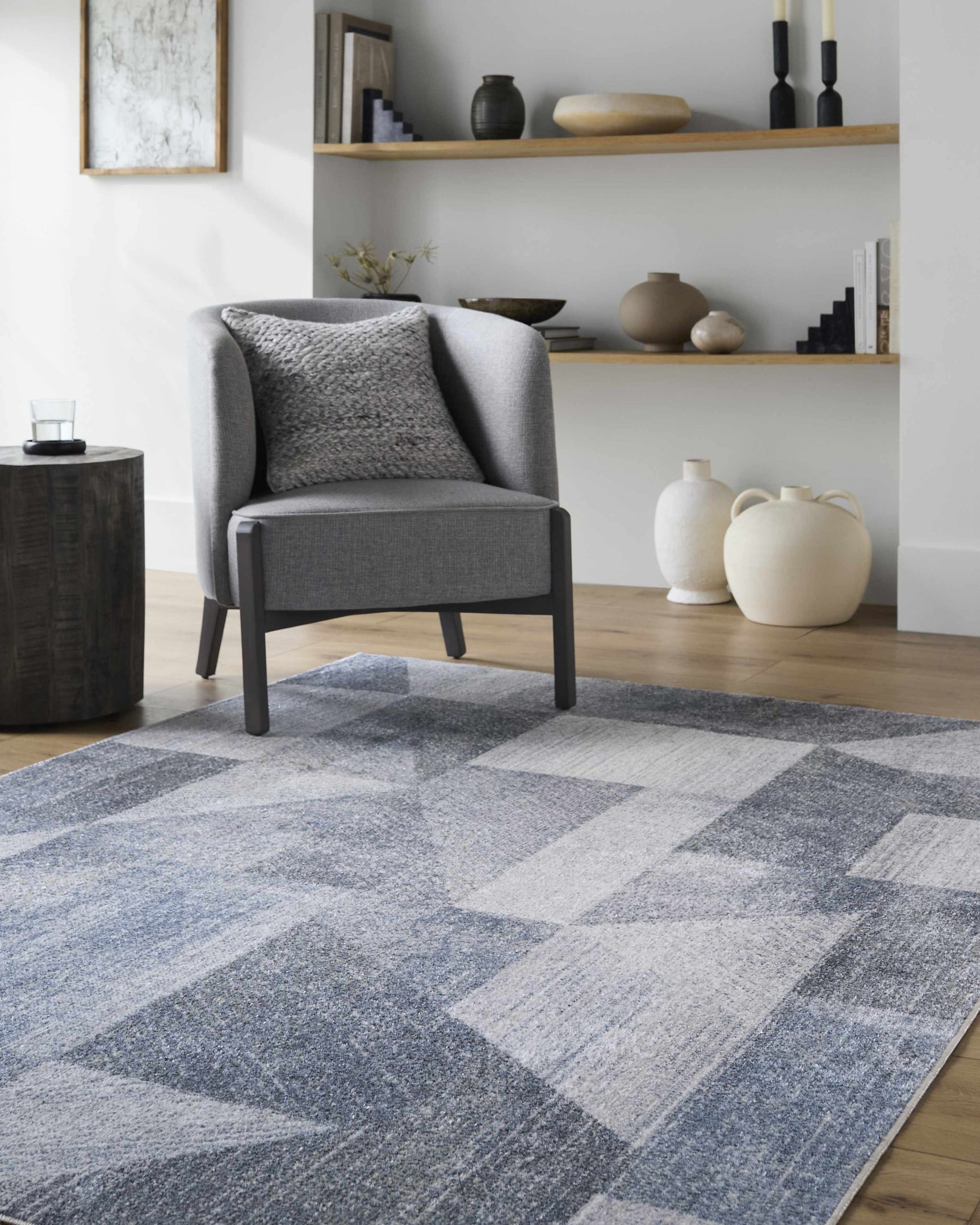 Chachi Washable Geometric Rug - Ornate Home