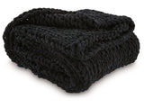 Chaddon Black Throw (Online Special Price) - Ornate Home