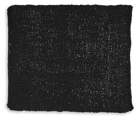 Chaddon Black Throw - Ornate Home
