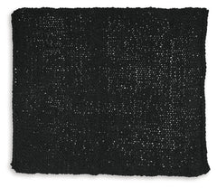 Chaddon Black Throw (Set of 3) - Ornate Home