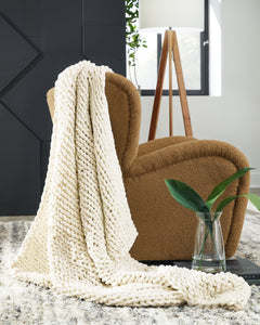 Chaddon Ivory Throw - Ornate Home