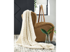 Chaddon Ivory Throw (Set of 3) (Online Special Price) - Ornate Home