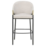 Chadwick Beige Fabric Upholstered Bar Chair (Set of 2) - Ornate Home