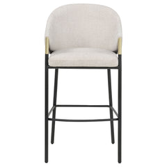 Chadwick Beige Fabric Upholstered Bar Chair (Set of 2) - Ornate Home