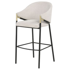 Chadwick Beige Fabric Upholstered Bar Chair (Set of 2) - Ornate Home