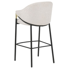 Chadwick Beige Fabric Upholstered Bar Chair (Set of 2) - Ornate Home