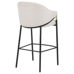 Chadwick Beige Fabric Upholstered Bar Chair (Set of 2) - Ornate Home